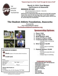 SAF Houston Junior Golf Foundation